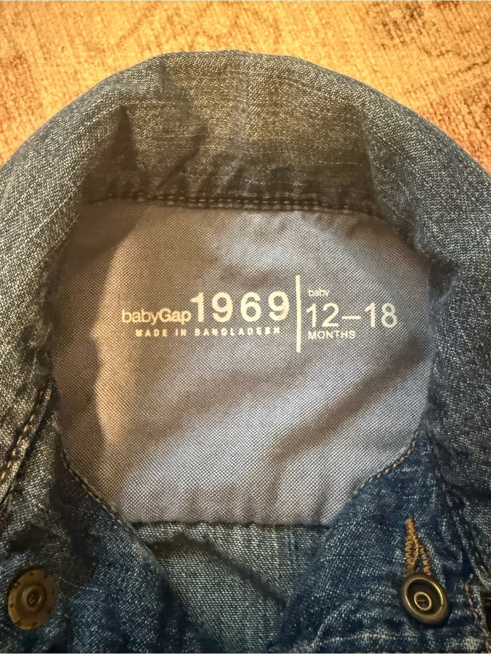 GAP Baby 1969 Denim Jacket - Blue